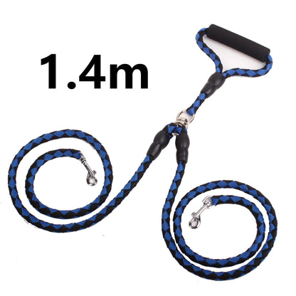 Double-Ended Dog Leash – Adjustable Dual-Traction Rope for Walking Two Dogs