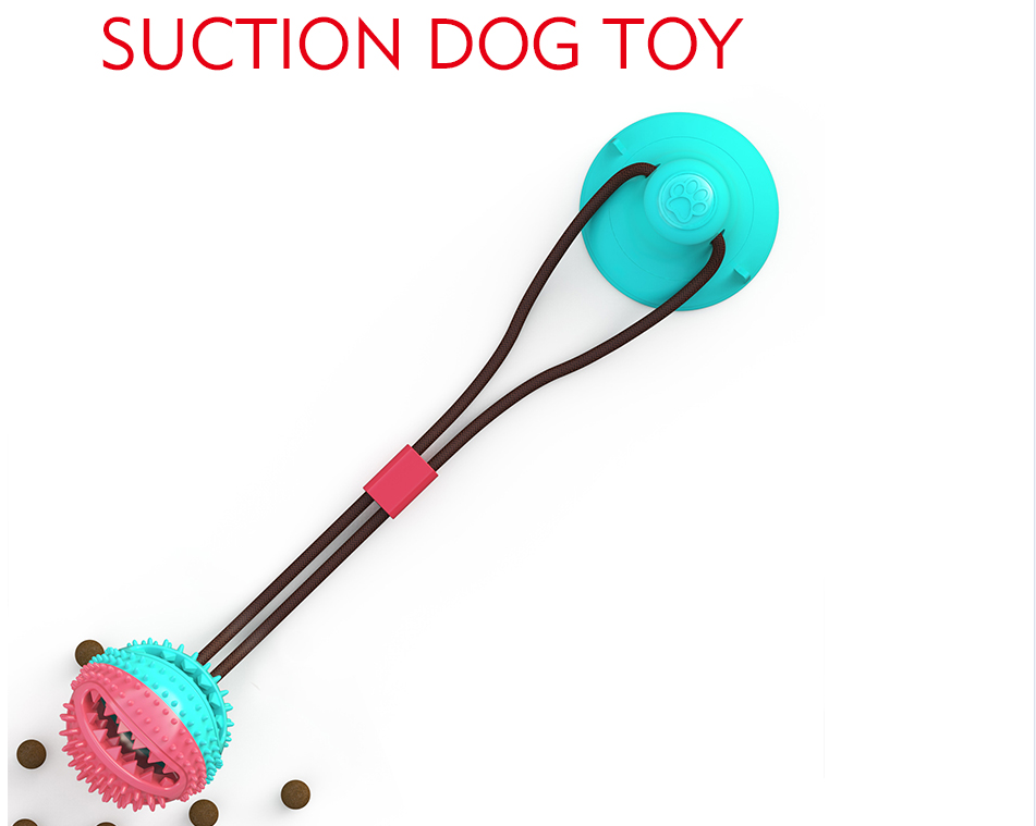 Suction Cup Pet Toy – Interactive Chew & Tug Toy for Dogs & Cats