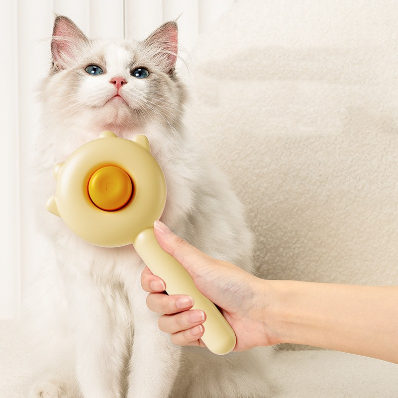 Pet Massage & Hair Removal Comb – Grooming Brush for Cats & Dogs