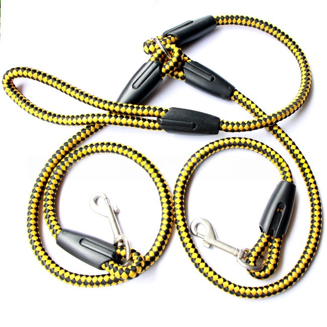 Double-Ended Dog Leash – Adjustable Dual-Traction Rope for Walking Two Dogs